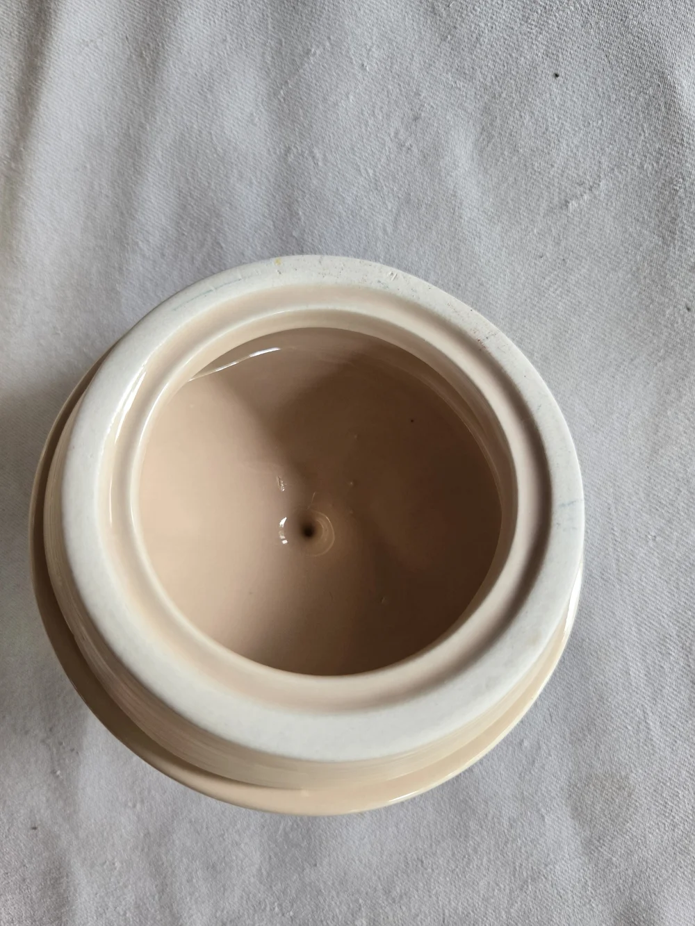 Polka Dot Ceramic 1.3qt Canister with Lid - Presentable Ovenware or Cookie Jar